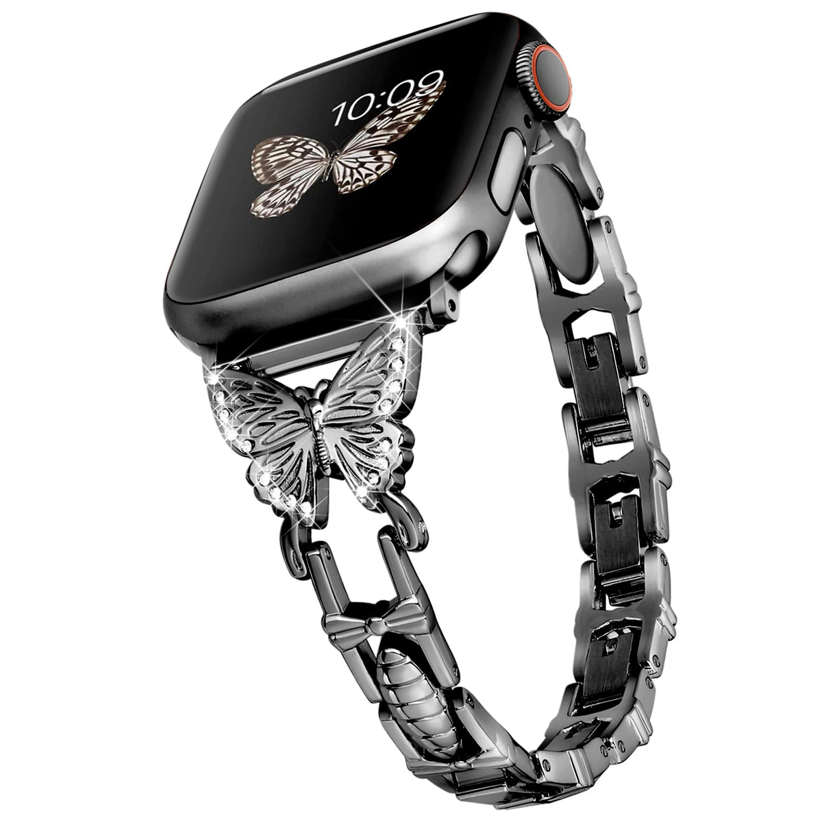 Butterfly Sparkling Diamond iWatch Series
