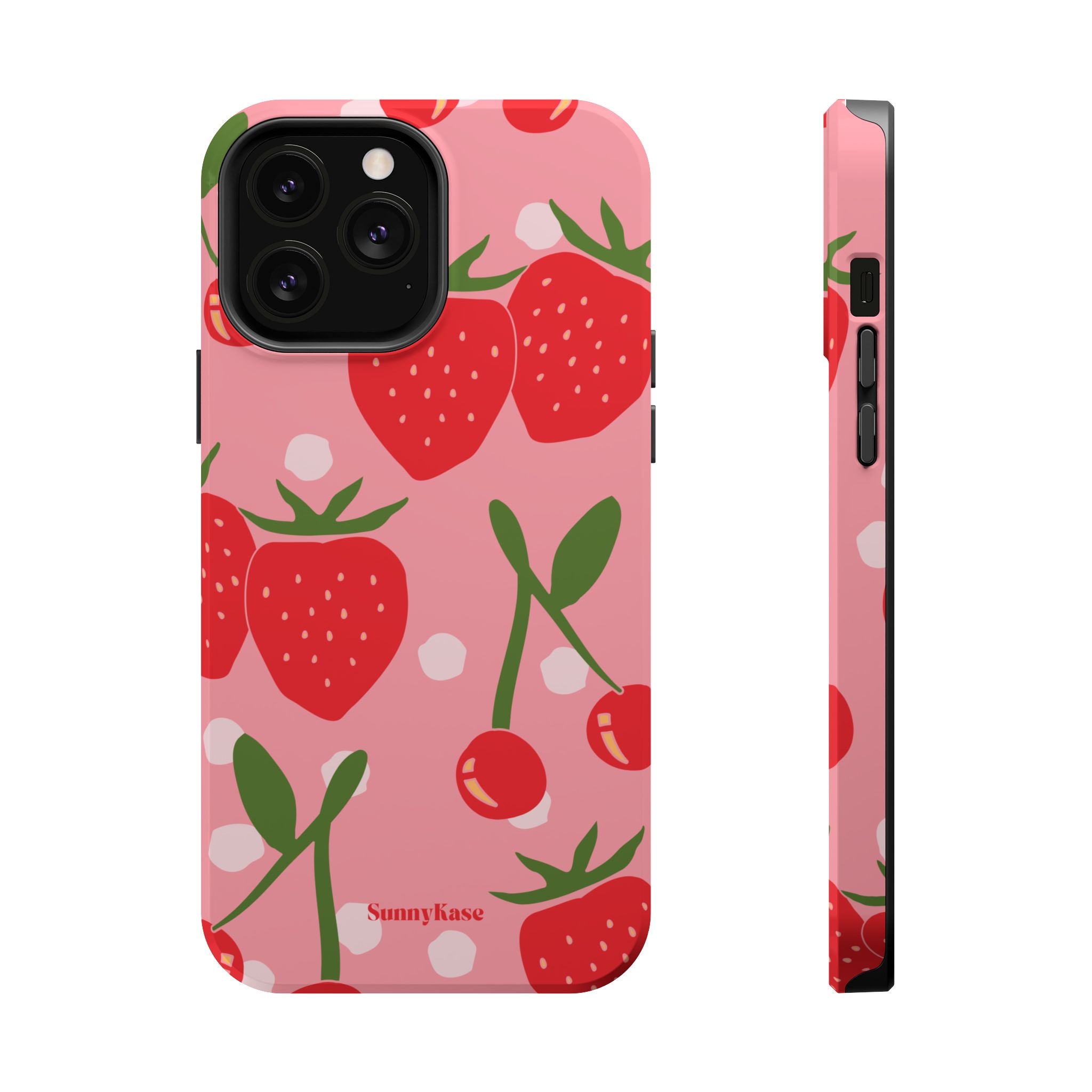 Berry Cherry Tough Phone Case
