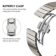 Titanium Link Stainless Steel Band