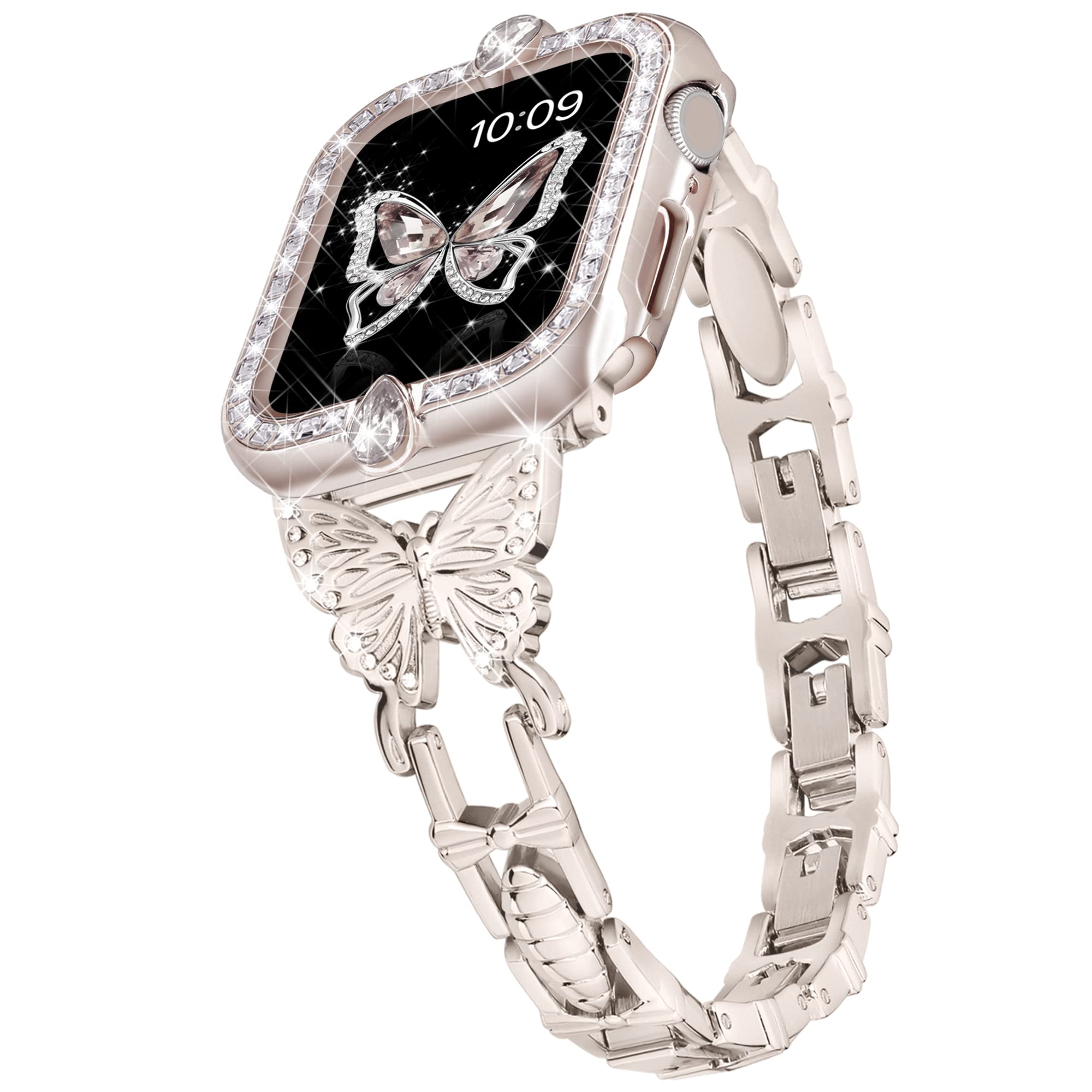 Butterfly Sparkling Diamond iWatch Series