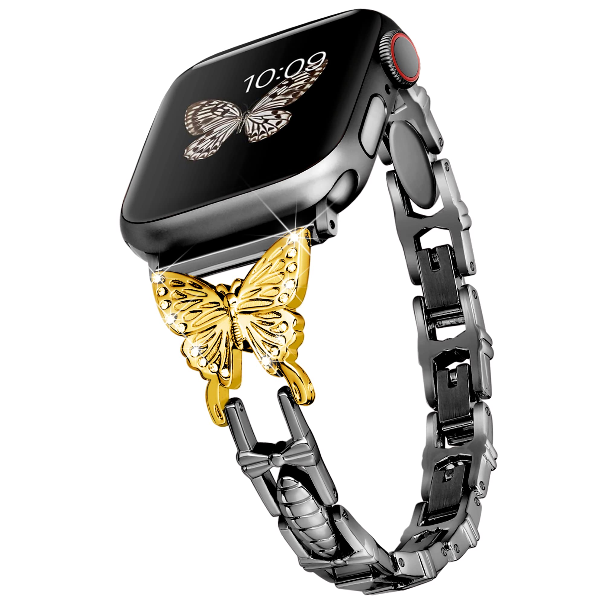 Butterfly Sparkling Diamond iWatch Series