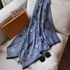 L Premium Tencel Cotton Jacquard Scarf