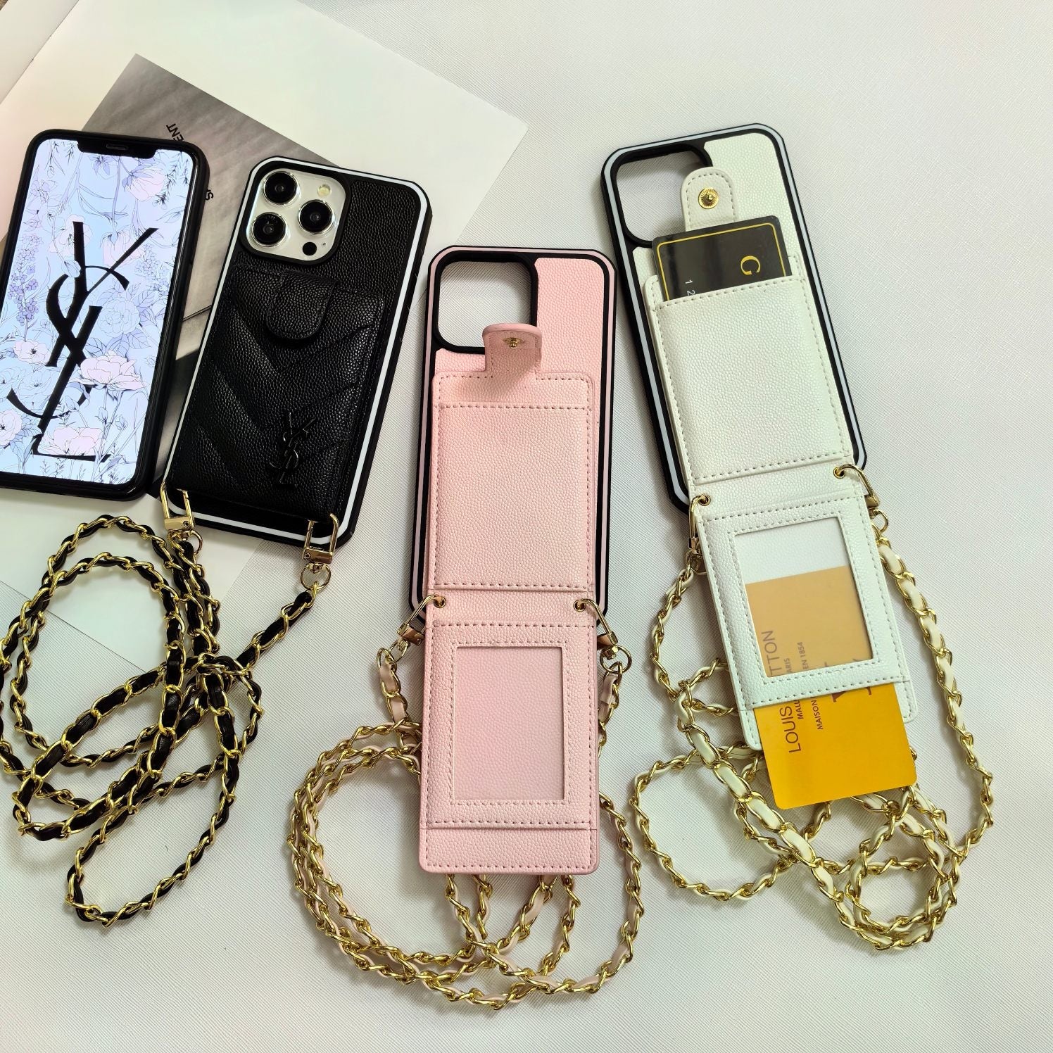 All-inclusive Leather Card Crossbody Case