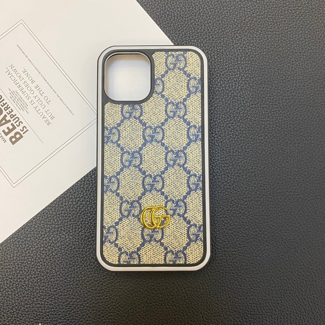 Vintage Embossed Gold Label Case