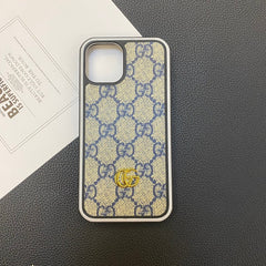 Vintage Embossed Gold Label Case