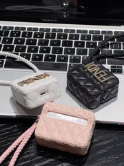 Luxury diamond leather AirPods Case