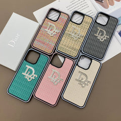 Diamond Logo Woven Pattern Case