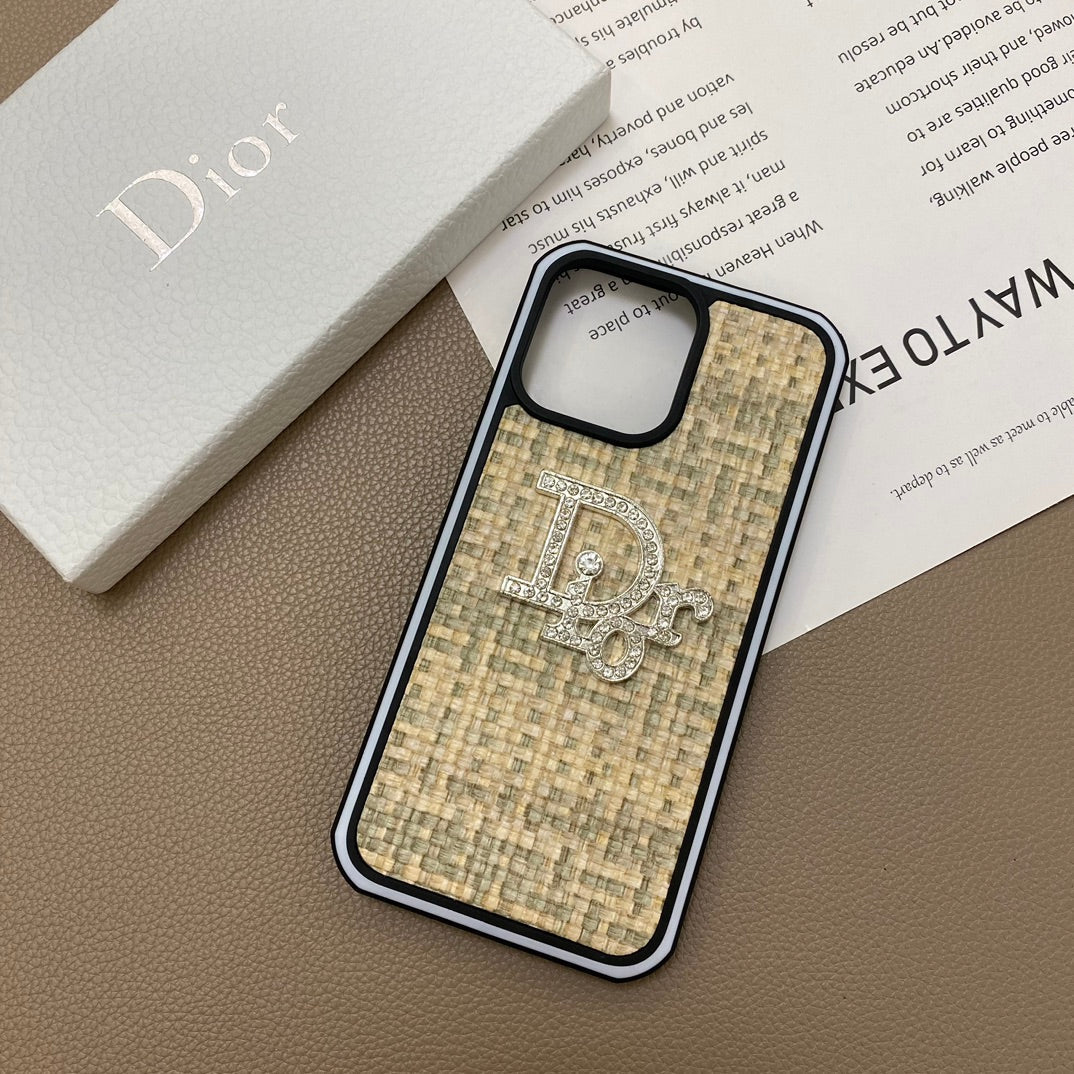 Diamond Logo Woven Pattern Case