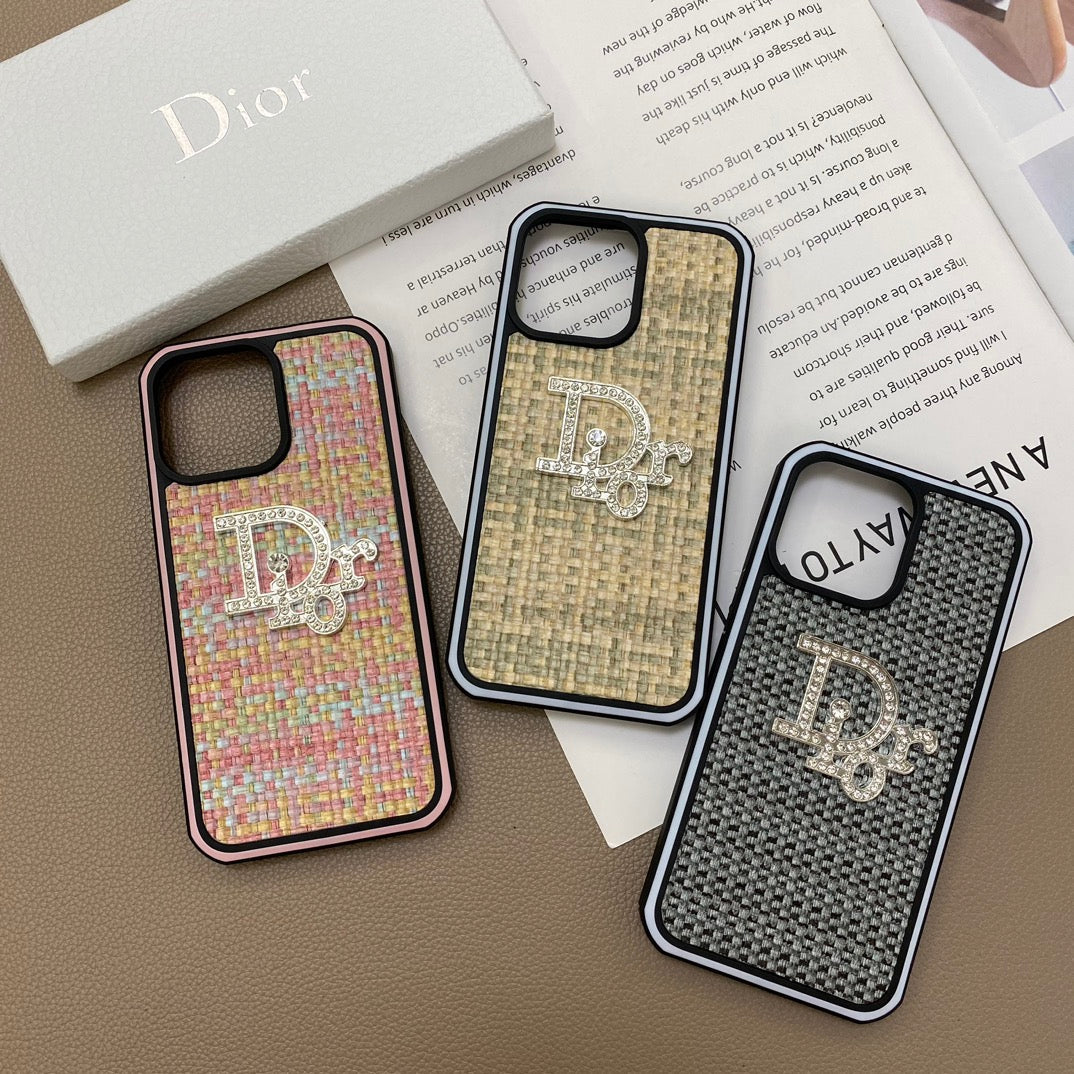 Diamond Logo Woven Pattern Case