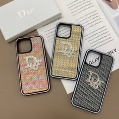 Diamond Logo Woven Pattern Case
