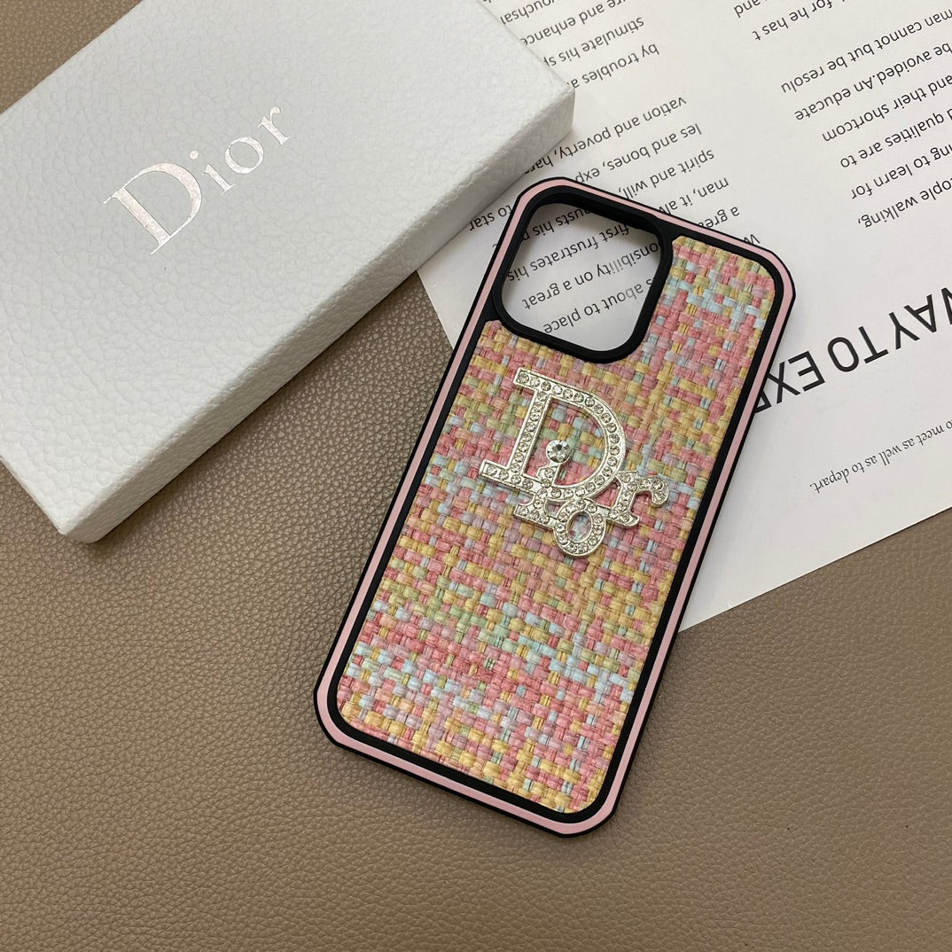 Diamond Logo Woven Pattern Case