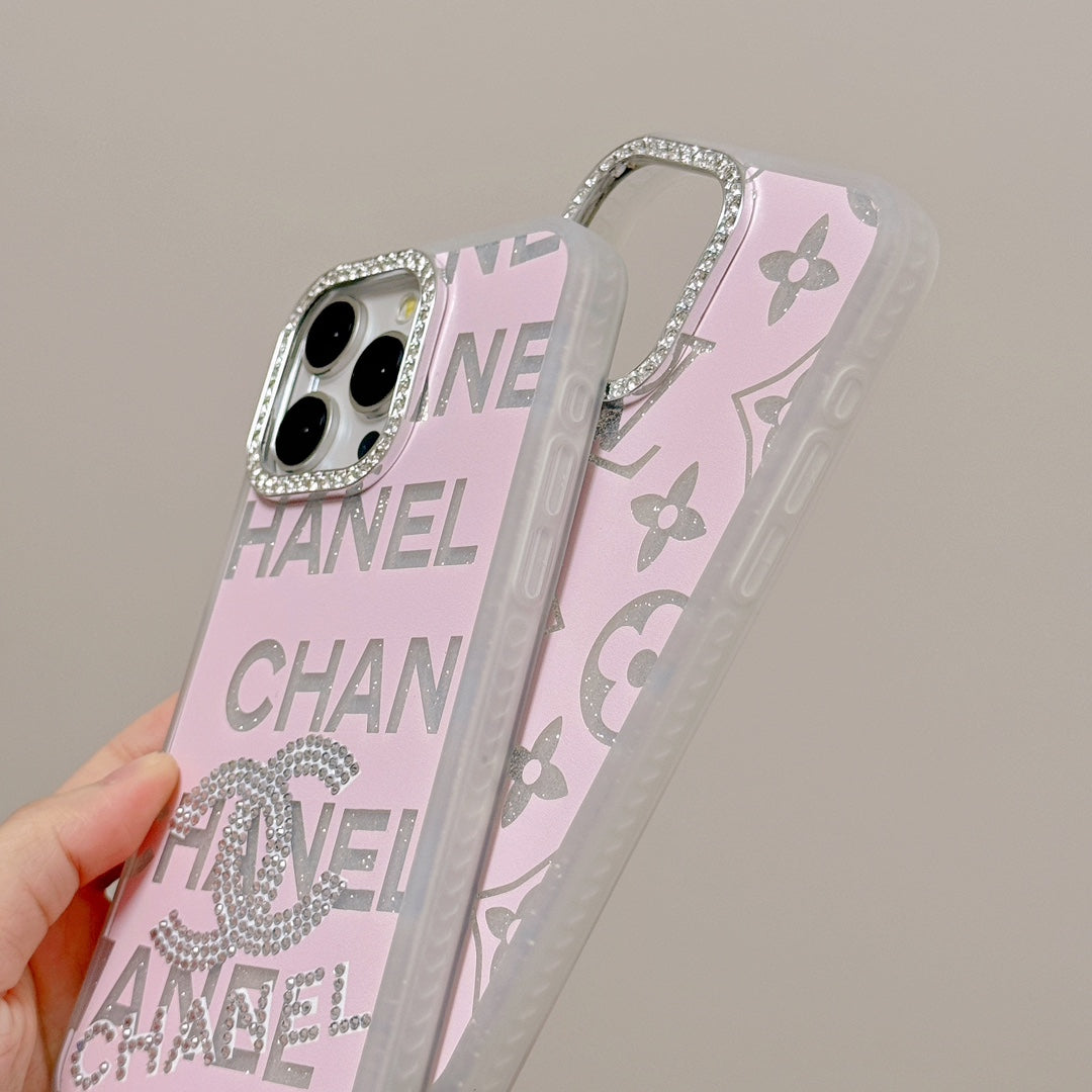 Shining Luxury Diamond Pink Case