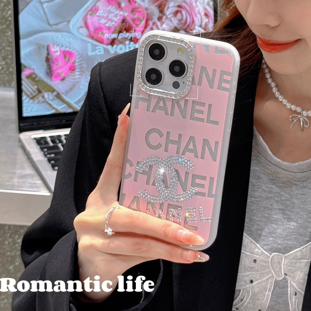 Shining Luxury Diamond Pink Case
