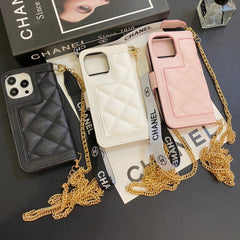 Leather Crossbody Handheld Card Case