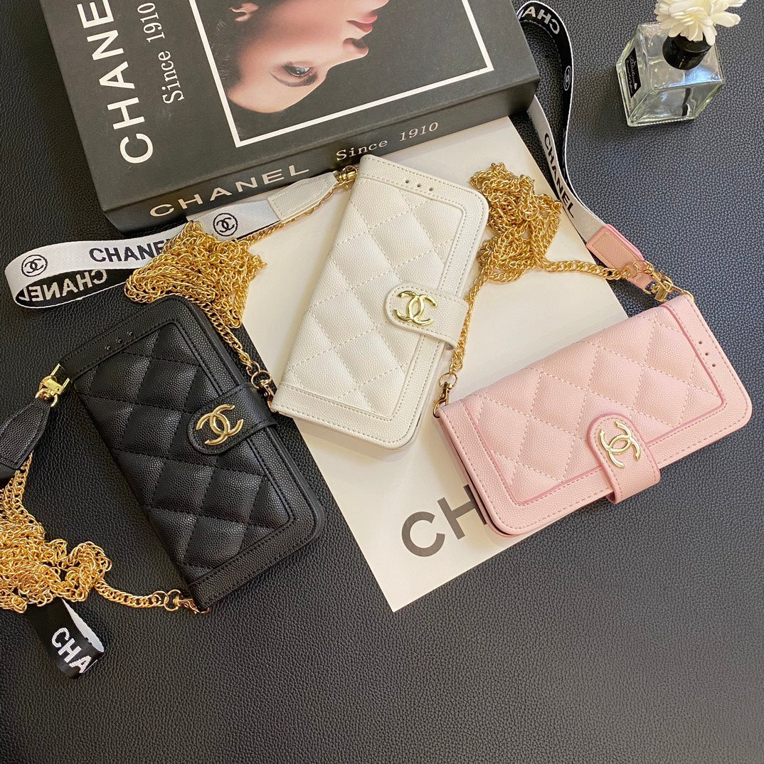 Leather Crossbody Handheld Card Case
