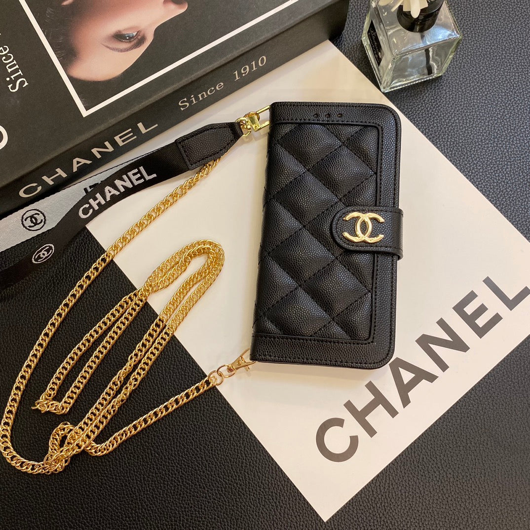 Leather Crossbody Handheld Card Case