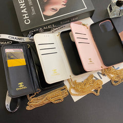 Leather Crossbody Handheld Card Case