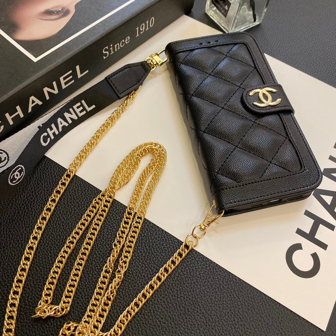 Leather Crossbody Handheld Card Case