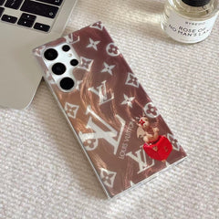 Feather Gradient Pattern Samsung Case