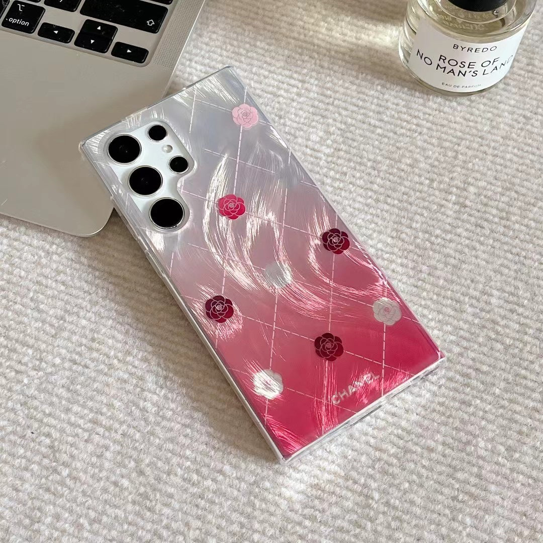 Feather Gradient Pattern Samsung Case