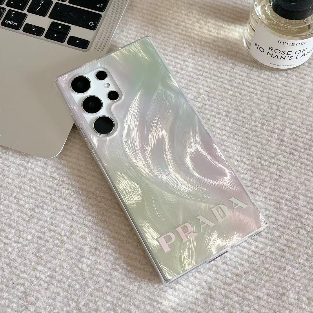 Feather Gradient Pattern Samsung Case
