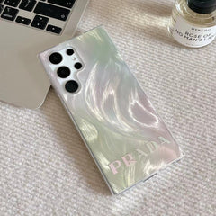 Feather Gradient Pattern Samsung Case