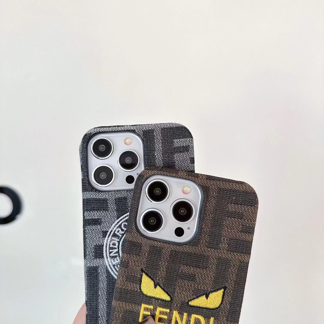 Vintage Embossed Canvas Case