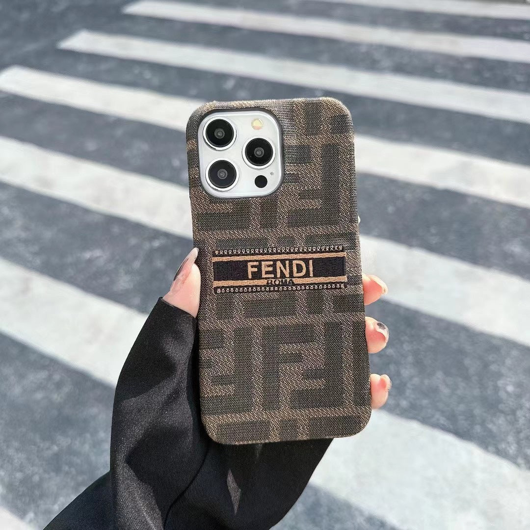 Vintage Embossed Canvas Case