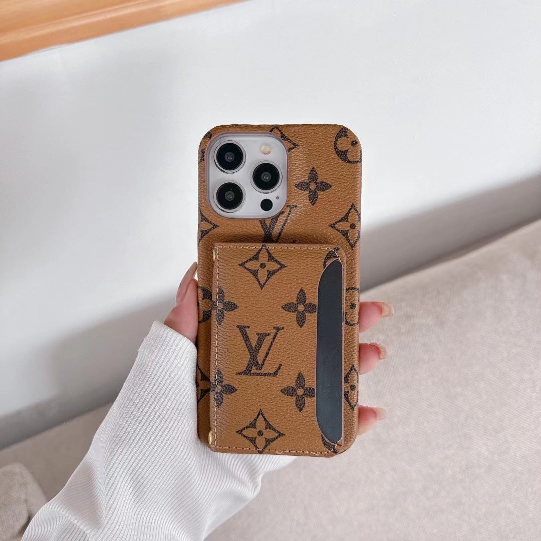 Flip Wallet Card Leather Case