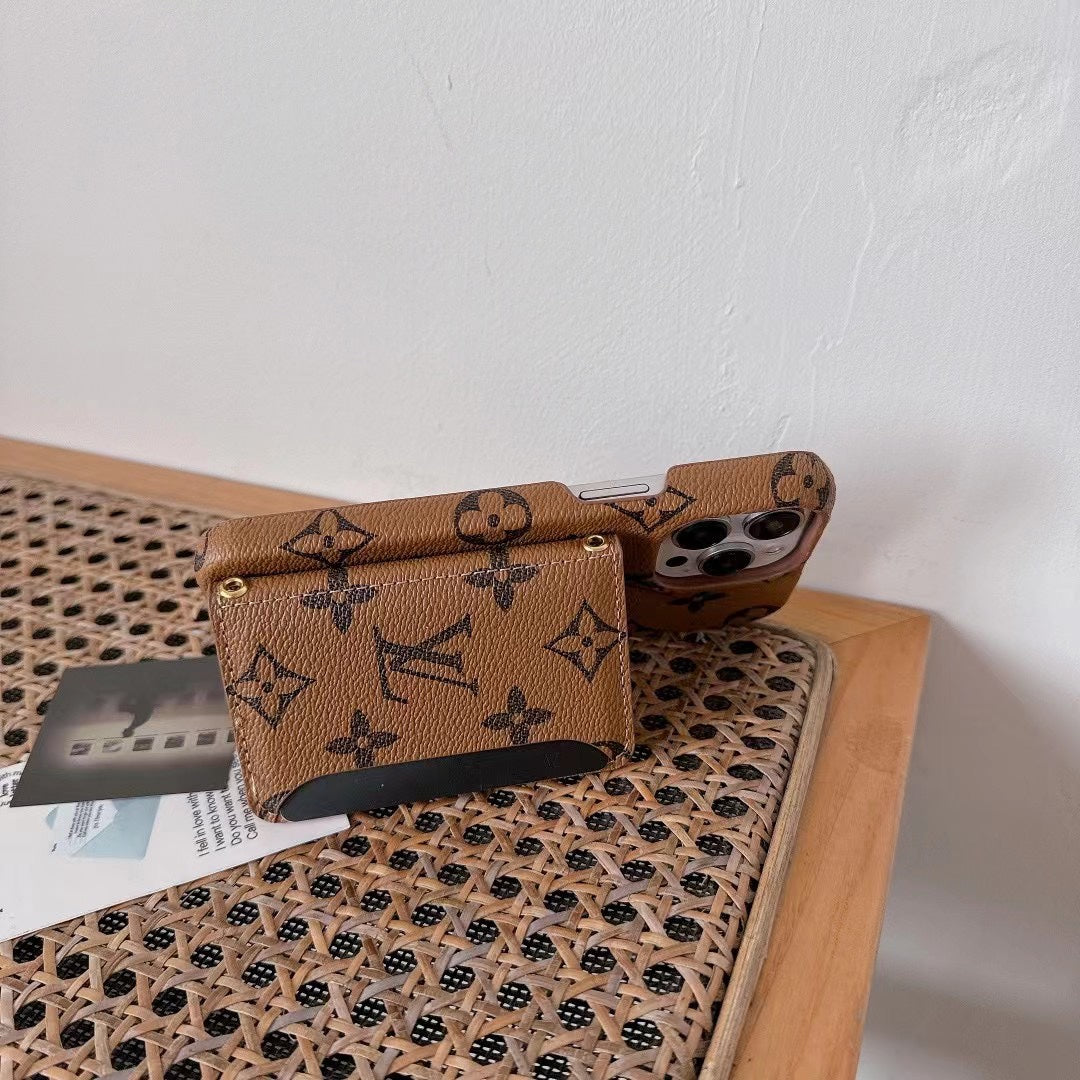 Flip Wallet Card Leather Case