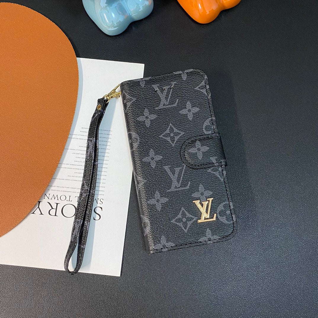 Vintage Embossed Samsung Leather Wallet Case
