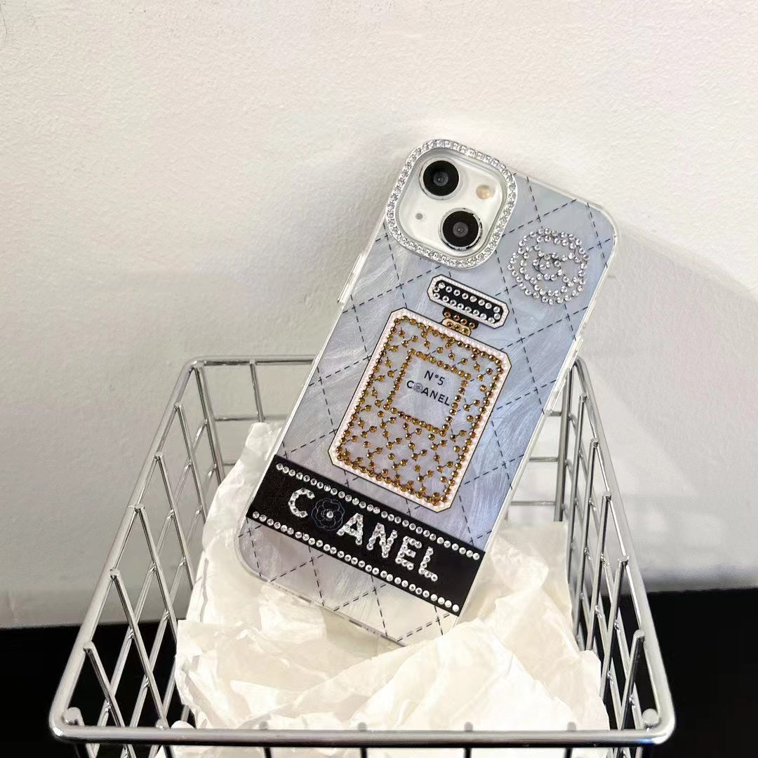 Sparkling Diamond Perfume Bottle Case