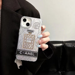 Sparkling Diamond Perfume Bottle Case
