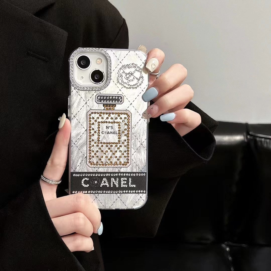 Sparkling Diamond Perfume Bottle Case