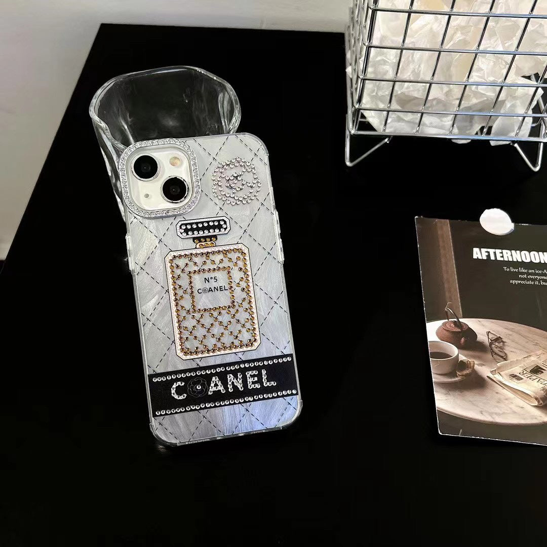 Sparkling Diamond Perfume Bottle Case