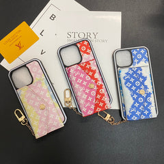 Wave Two-Color Embossed Card Case