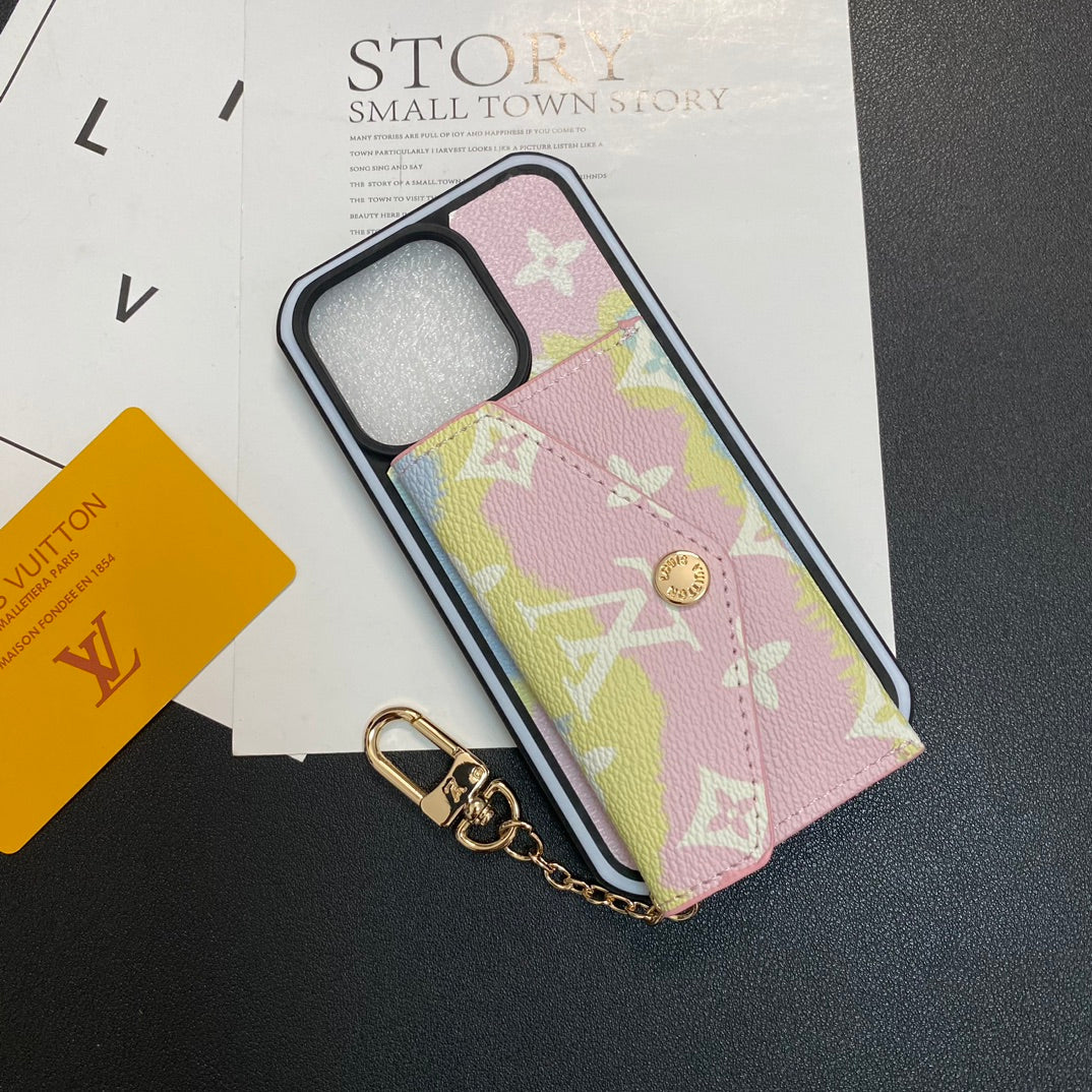 Wave Two-Color Embossed Card Case