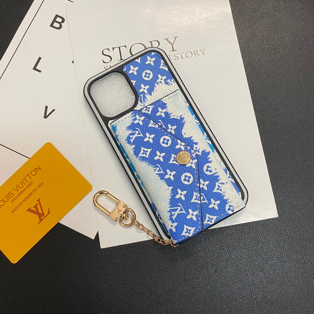 Wave Two-Color Embossed Card Case