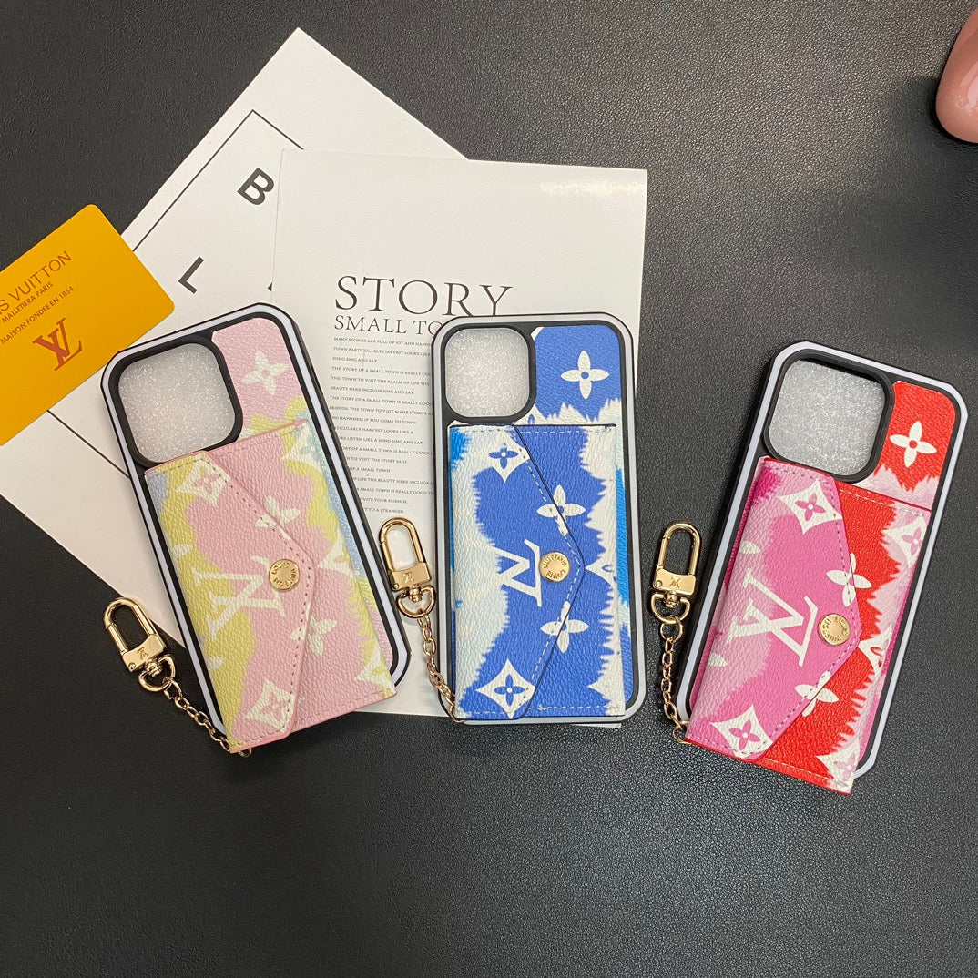Wave Two-Color Embossed Card Case