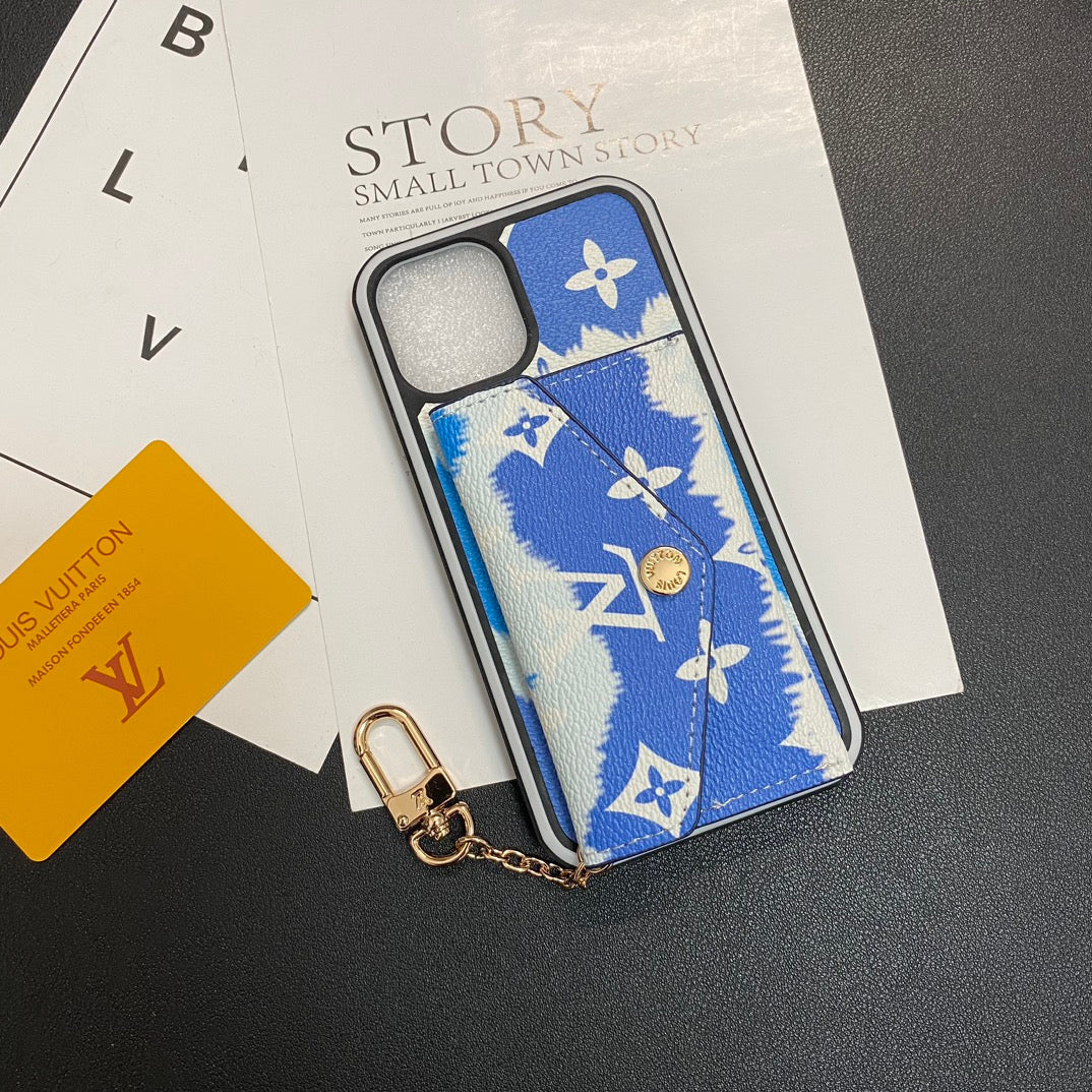Wave Two-Color Embossed Card Case