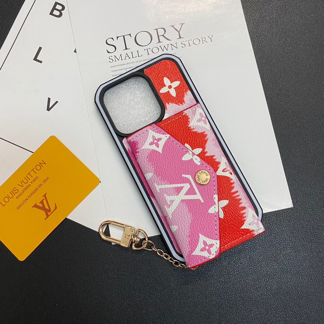 Wave Two-Color Embossed Card Case
