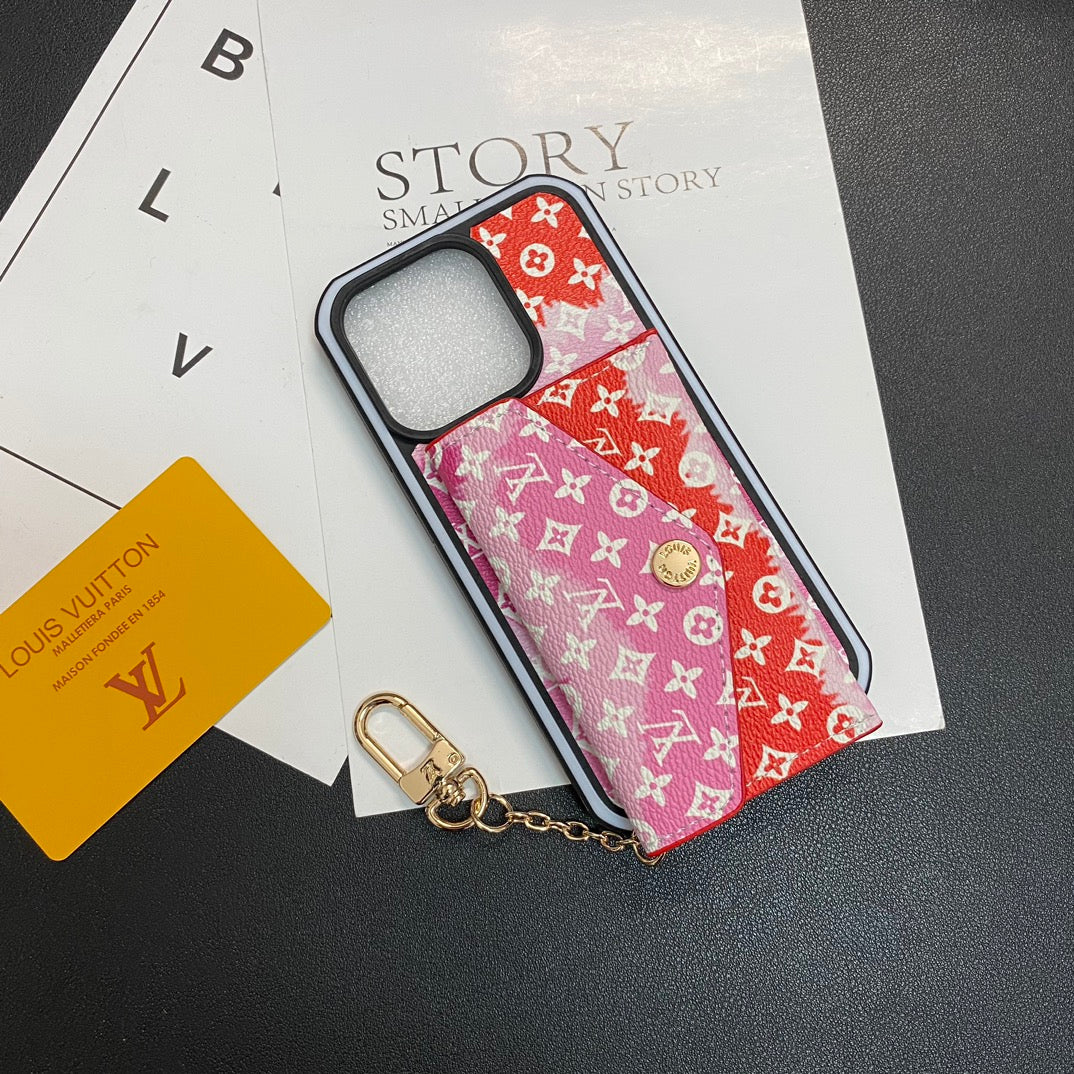 Wave Two-Color Embossed Card Case