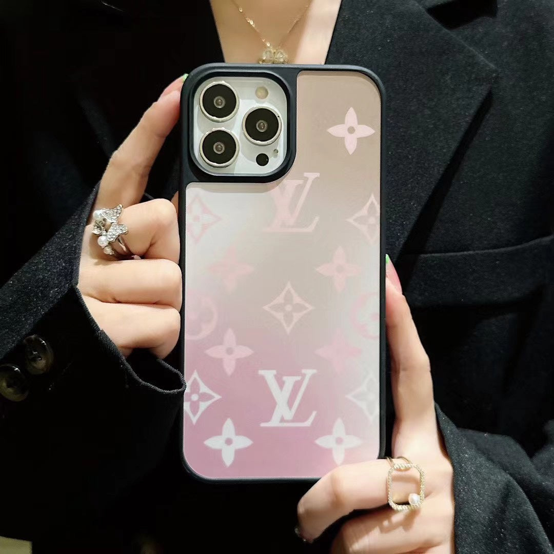 Fashion Gradient Color Embossed Case
