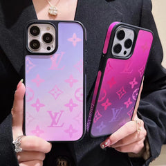 Fashion Gradient Color Embossed Case