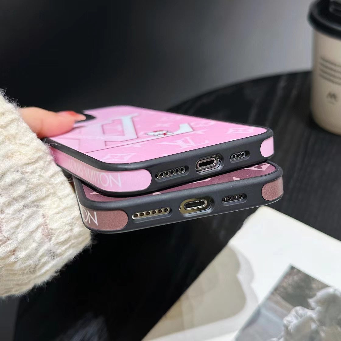 Fashion Cartoon Big Embossed Case