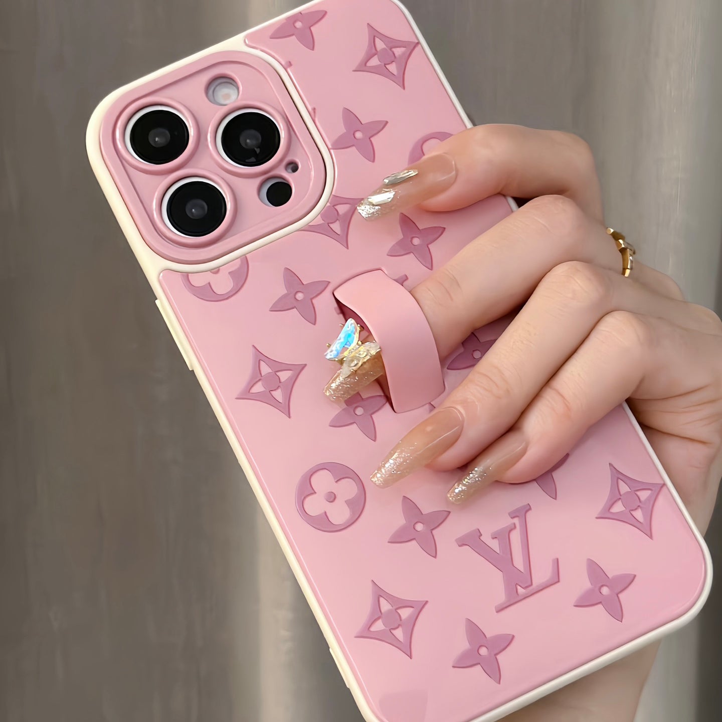 Colorful Embossed Small Holder Case