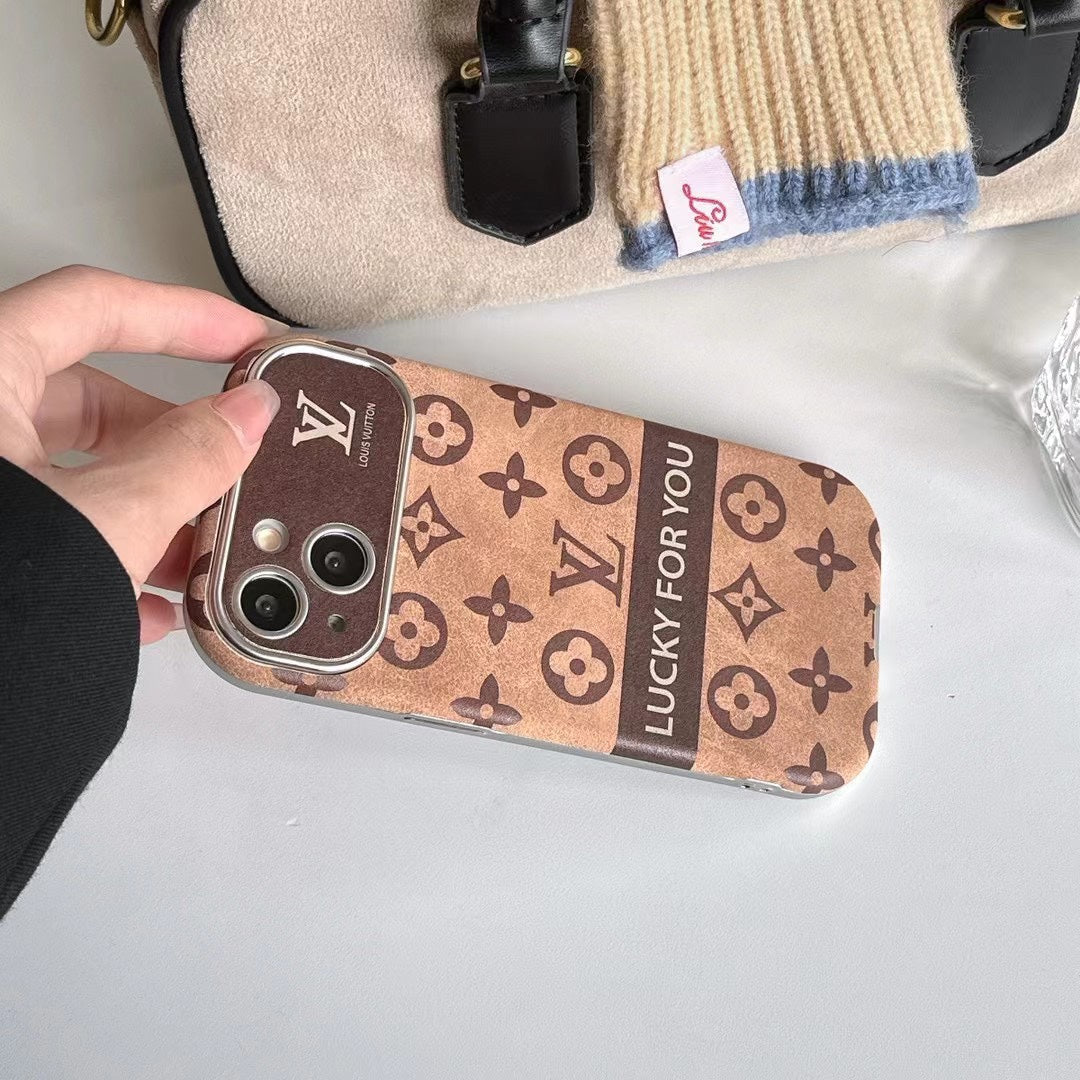 Vintage Brown Embossed Case