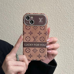 Vintage Brown Embossed Case