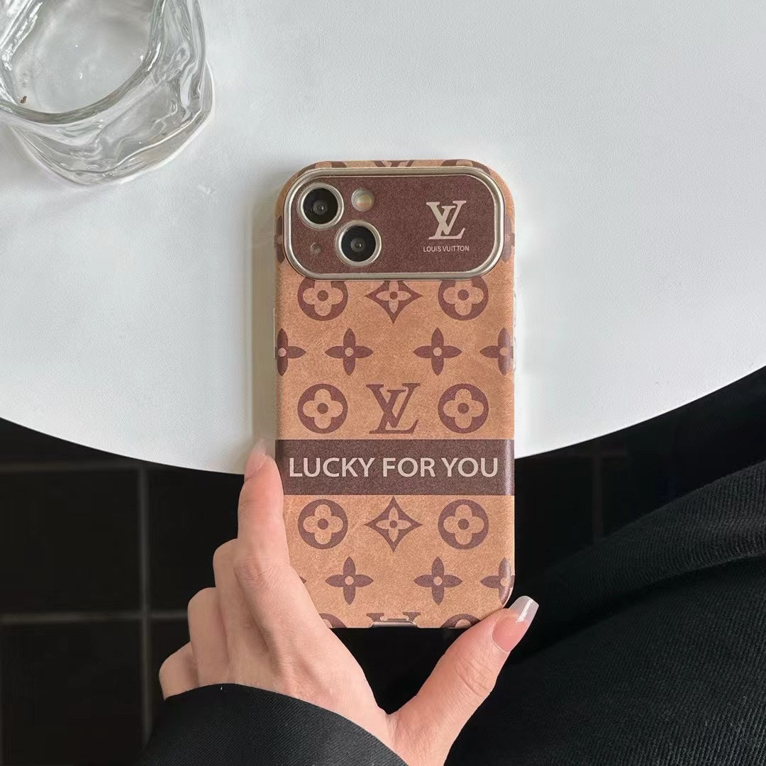 Vintage Brown Embossed Case