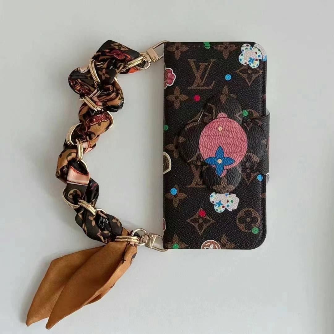 Cute Doll Leather Card Holder Lanyard Case